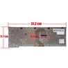 Spanish Keyboard for HP Compaq 6510b 6710b with PN 443811-001