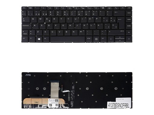 Spanish Keyboard L41040-001 for HP Elitebook x360 1040 G4 G5 G6 backlit