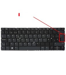 Spanish Keyboard L40527-001 for HP Elitebook x360 830 G5 and G6 backlit