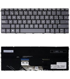 Teclado Espanhol para HP Envy Spectre x360 13-BF N15667-041 retroiluminado sem moldura