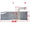 Clavier Espagnol Blanc 773713-001 pour HP Pavilion 14-V Sans Cadre