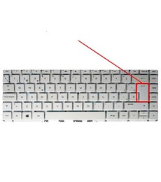 Spanish White Keyboard 773713-001 for HP Pavilion 14-V Frameless