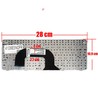 Clavier espagnol pour HP Pavilion DM1-3000 DM1-4000 sans cadre 626389-001