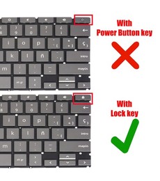 Teclado Espanhol M03451-001 para HP Pro C640 Chromebook Cinzento Sem Moldura