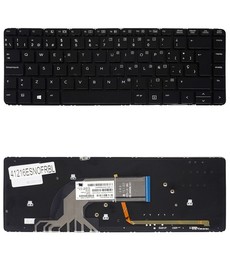 Spanish Keyboard for HP ProBook 440 G1 440 G2 with reference 767476-001, backlit and frameless