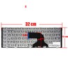 Teclado Español para HP ProBook 4440s con marco gris, referencia 702238-001