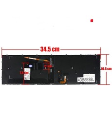 Teclado Espanhol para HP ZBook Fury 17 G7 G8 M20128-A41 com ponto de controlo e retroiluminação