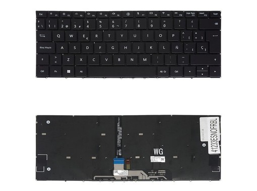 Teclado Español 2H-BDJSPH80121 para Huawei MateBook 13s y 14s retroiluminado