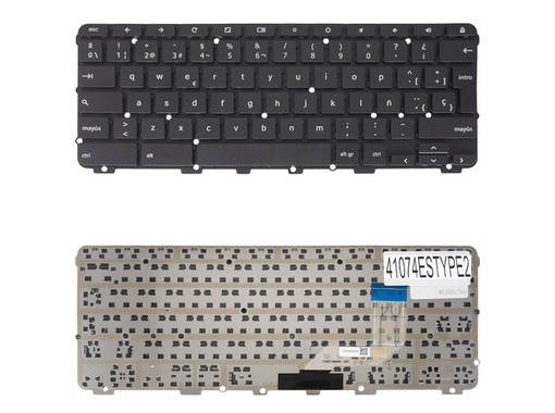 Clavier Espagnol pour Lenovo 100e Chromebook 5M11C94673 sans cadre