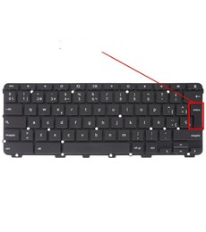 Teclado Espanhol para Lenovo 100e Chromebook 5M11C94673 sem moldura