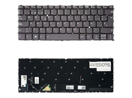 Teclado español 5M11F25813 para Lenovo 13w Yoga retroiluminado