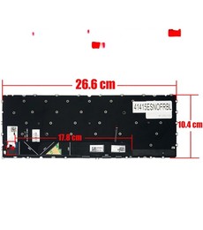 Teclado español 5M11F25813 para Lenovo 13w Yoga retroiluminado