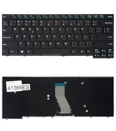 Teclado Español 25215343 para Lenovo E40-70 E40-80 con marco negro