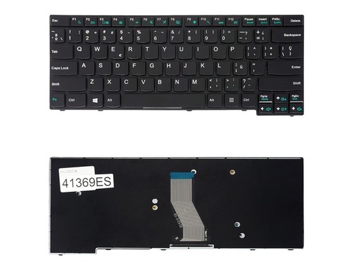 Clavier espagnol 25215343 pour Lenovo E40-70 E40-80 avec cadre noir