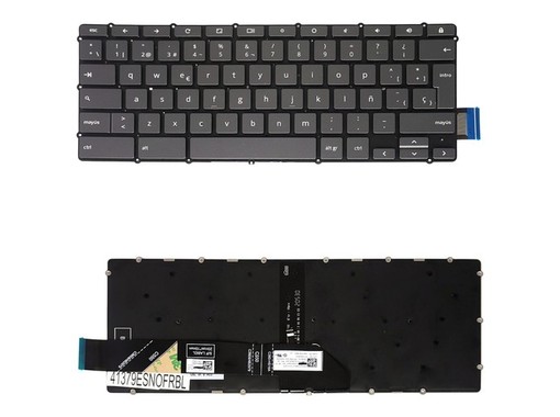 Clavier espagnol 5CB0Z27898 pour Lenovo Flex 5 CB-13IML05 rétroéclairé