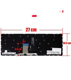 Clavier Espagnol Rétroéclairé SN20K82349 pour Lenovo Ideapad 710S