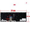 Teclado Espanhol Retroiluminado SN20K82349 para Lenovo Ideapad 710S