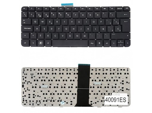 Teclado Espanhol para portátil HP Pavilion CQ32 G32 DV3-4000 com referência 582373-001