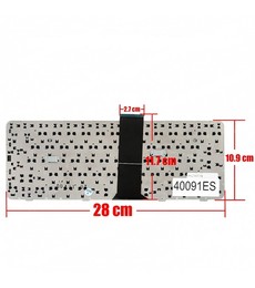 Teclado Español para portátil HP Pavilion CQ32 G32 DV3-4000 con referencia 582373-001