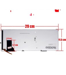 Clavier Espagnol pour Sony Vaio SVS13 SVE13 1-490-143-21 Rétroéclairé sans cadre