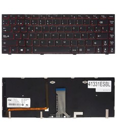 Clavier Espagnol Rétroéclairé 25205325 pour Lenovo IdeaPad Y400 Y410P