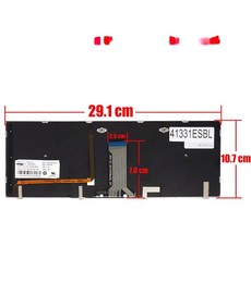 Clavier Espagnol Rétroéclairé 25205325 pour Lenovo IdeaPad Y400 Y410P