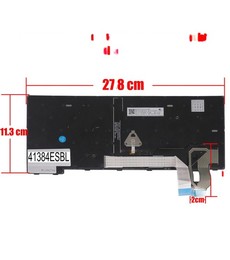 Clavier Espagnol 5N21D68076 pour Lenovo ThinkPad T14 G3 G4, P14s G3 G4 et L14 G3 G4