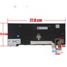 Teclado Espanhol 5N21D68076 para Lenovo ThinkPad T14 G3 G4 e P14s G3 G4 com ponteiro