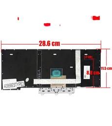 Spanische Tastatur für Lenovo ThinkPad E14 Gen 1 und Gen 2 V185920BK1 mit Pointer und Hintergrundbeleuchtung