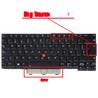 Spanish keyboard for Lenovo ThinkPad E14 Gen 1 and Gen 2 V185920BK1 with pointer and backlight