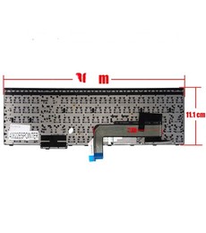 Clavier espagnol avec pointeur 01AX123 pour Lenovo Thinkpad E570 et E575