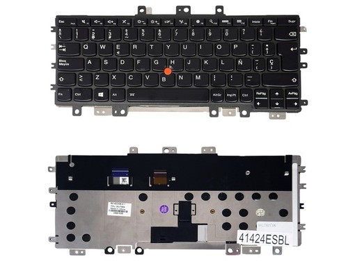 Clavier Espagnol pour Lenovo ThinkPad Helix 2 20CG 20CH avec rétroéclairage, référence 00JT634