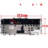 Teclado Español para Lenovo ThinkPad Helix 2 20CG 20CH con retroiluminación, referencia 00JT634