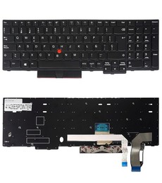 Spanish Keyboard with Pointer 5N20V78035 for Lenovo ThinkPad P15s and T15
