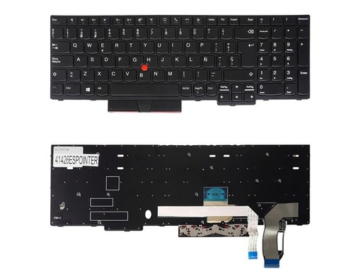 Clavier espagnol avec pointeur 5N20V78035 pour Lenovo ThinkPad P15s et T15