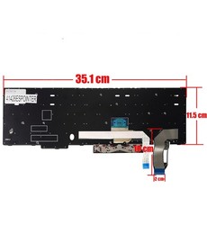 Spanish Keyboard with Pointer 5N20V78035 for Lenovo ThinkPad P15s and T15