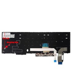 Teclado Espanhol com Ponteiro 5N20V78035 para Lenovo ThinkPad P15s e T15