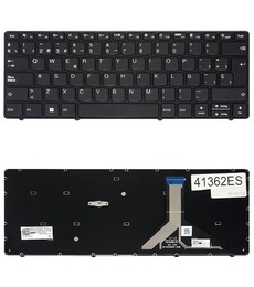 Clavier espagnol 5N21L44145 pour Lenovo Yoga 100w 300w 500w Gen 4 avec cadre