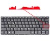 Spanish Keyboard SN20N89640 for Lenovo Yoga 330-11IGM and Flex 6-11IGM Grey