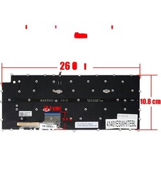 Spanische Tastatur Weiß SN2882BU1 für LG Gram 13U70Q hintergrundbeleuchtet