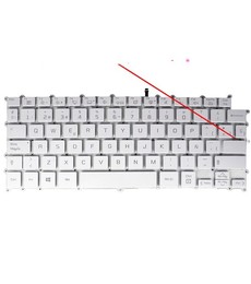 Spanische Tastatur Weiß SN2882BU1 für LG Gram 13U70Q hintergrundbeleuchtet