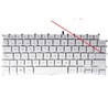 Spanische Tastatur Weiß SN2882BU1 für LG Gram 13U70Q hintergrundbeleuchtet