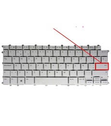 Teclado Espanhol AEW74230112T para LG Gram 14 2023 14Z90R retroiluminado