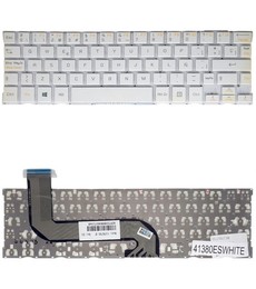 Teclado Espanhol V137867AS1 para LG Tab-Book Z160 H160 Branco sem moldura