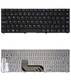 Teclado Espanhol V156122AK1 para portátil MSI CR43 6M CR430 sem moldura