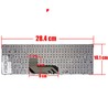 Spanish Keyboard V156122AK1 for MSI CR43 6M CR430 Laptop without frame