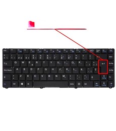 Clavier Espagnol V156122AK1 pour ordinateur portable MSI CR43 6M CR430 sans cadre
