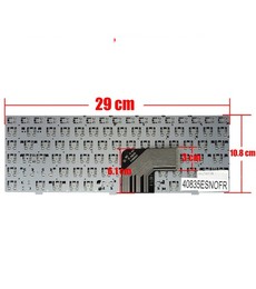 Spanische Tastatur MB2904005 für Prestigio Smartbook 133S rahmenlos