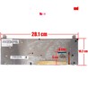 Spanish Keyboard for Samsung 900X3A 900X1B with reference BA59-03686L
