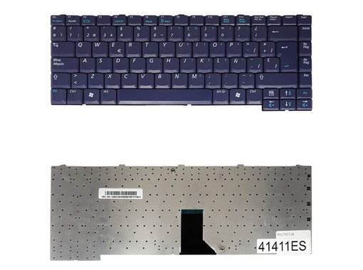 Spanische Tastatur CNBA5900968 für Samsung X X05 X10 X15 Laptop Blau